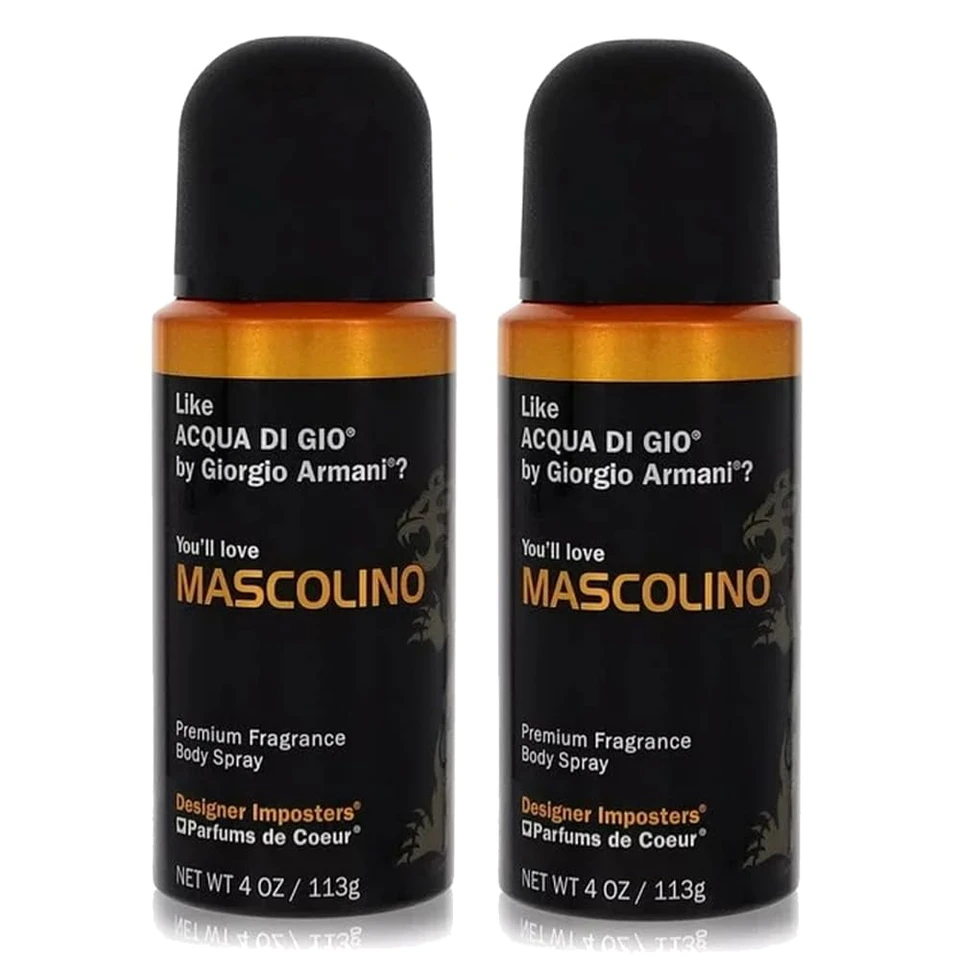 Parfums De Coeur Bod Man Mascolino Fragrance Body Spray For Men 4 Oz (2)