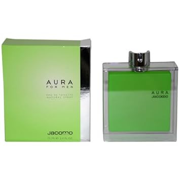 Aura Men Eau-De-Toilette Spray By Jacomo, 2.4 Ounce