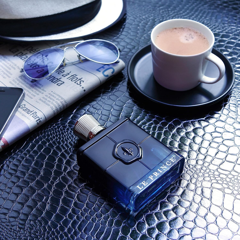 Princesse Marina De Bourbon Monsieur Le Prince On Fire Eau De Parfum For Men - Opens With Bergamot And Pepper Blended With Leather And Patchouli - Sensual Masculine Fragrance - 3.4 Oz