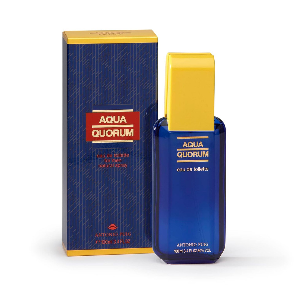 Quorum Antonio Puig Aqua For Men Edu De Toilette Spray, 3.4 Ounce