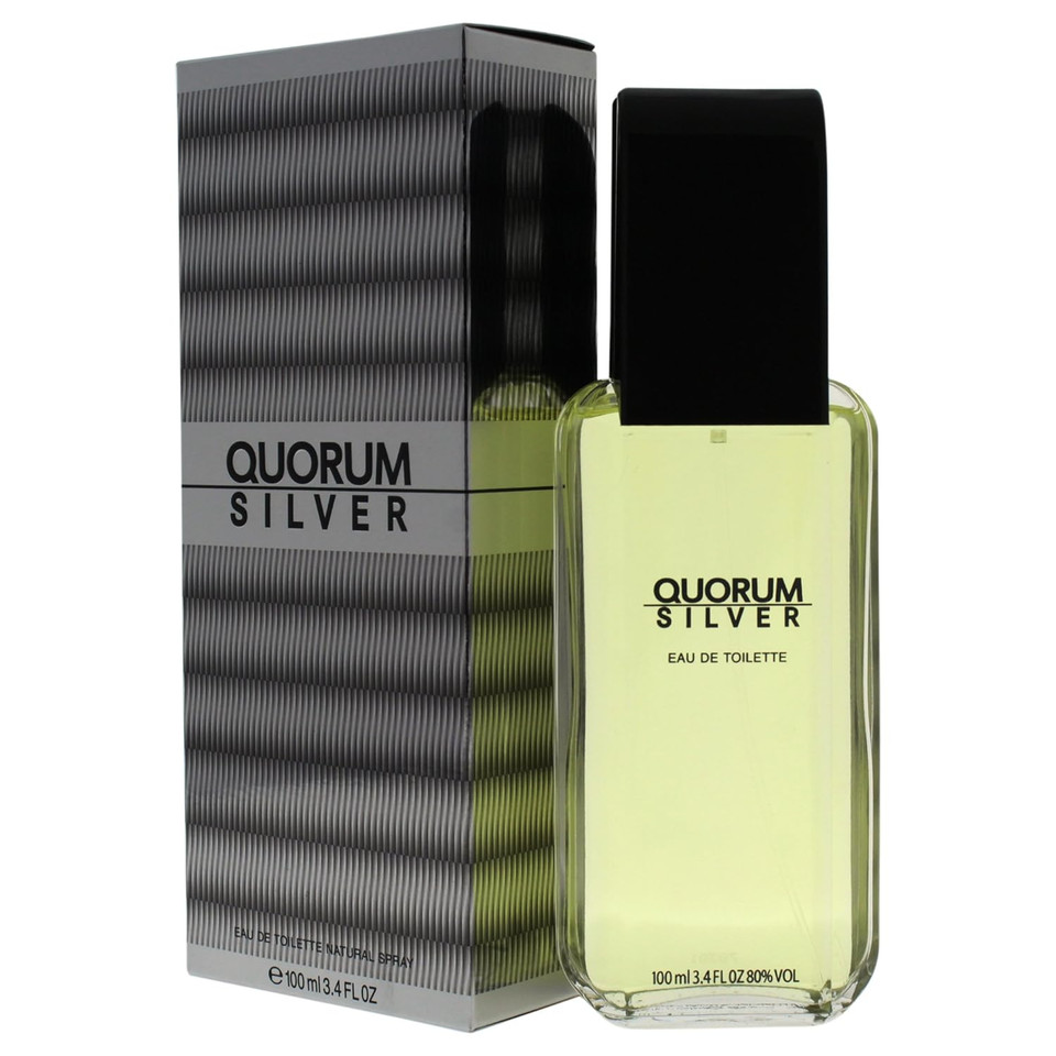 Quorum By Antonio Puig For Men - Classic, Woody Spicy Designer Cologne For Him - Cedar, Mandarin Orange And Pink Pepper Notes - Sophisticated And Portable Glass Bottle Design - 3.4 Oz Edt Spray