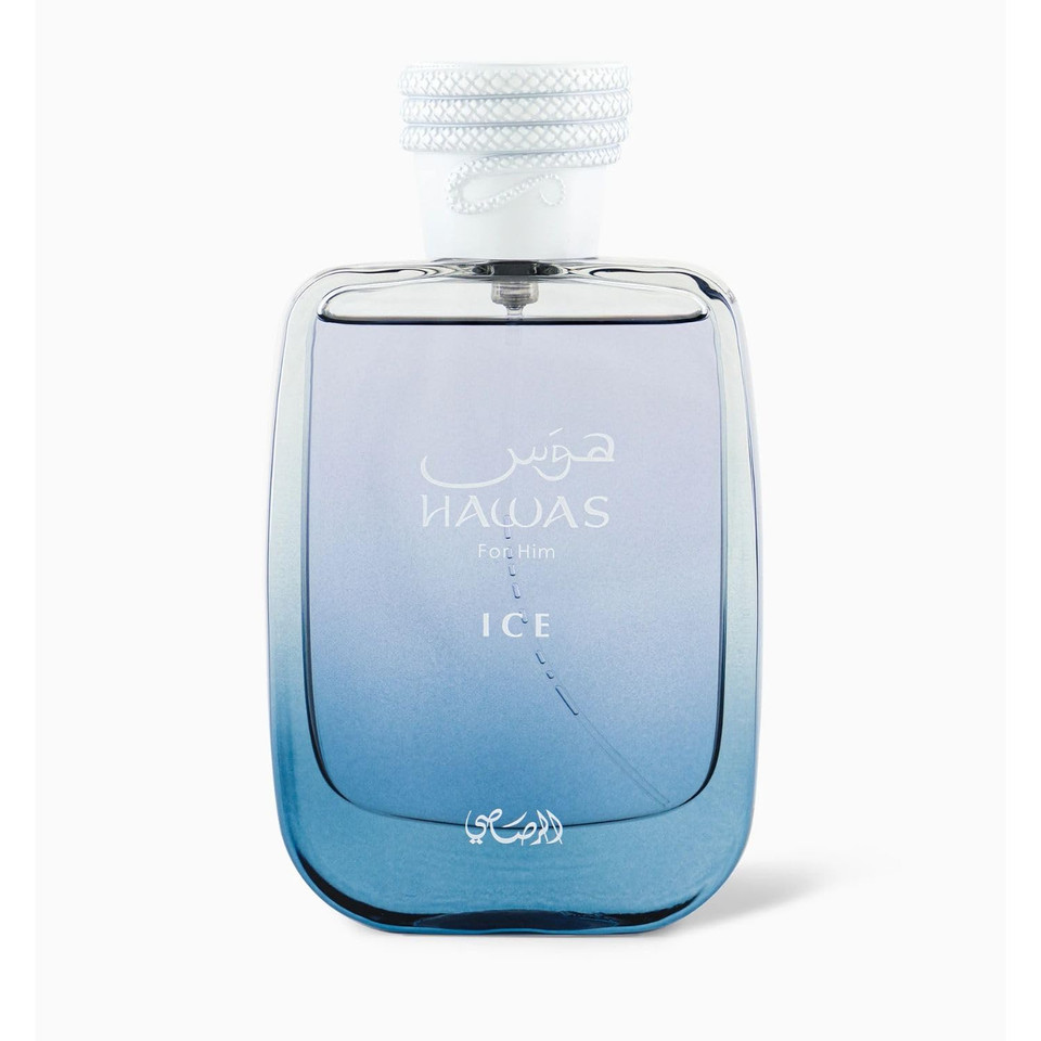 Rasasi Hawas Ice For Men Eau De Parfum, 100Ml(3.4 Oz), Premium Arabian Fragrance