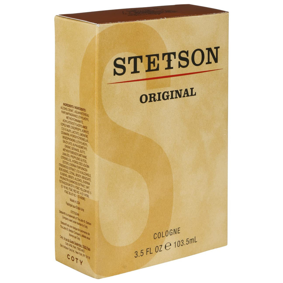 Stetson Original Cologne Eau De Toilet Men Golden One Size