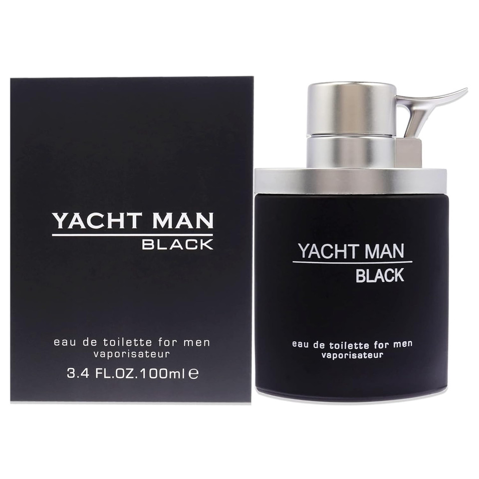 Yacht Man Spray, Black, 3.4 Oz