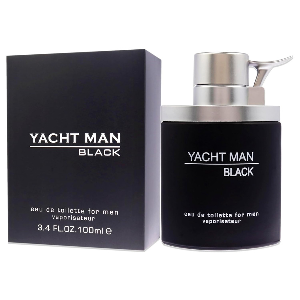 Yacht Man Spray, Black, 3.4 Oz