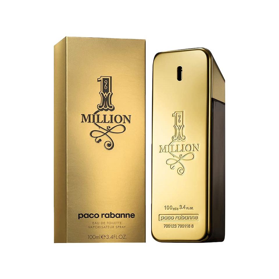 1 Million By Paco Rabanne For Men'S Eau De Toilette Tester 3.4 Fl Oz 100 Ml