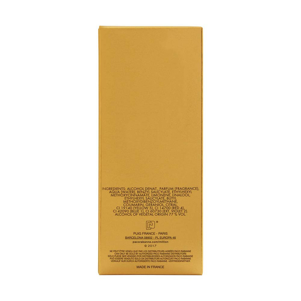 1 Million Lucky By Paco Rabanne For Men Eau De Toilette Spray 6.7 Oz / 200 Ml