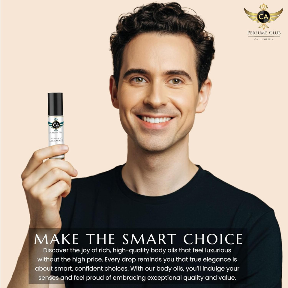 Ca Perfume Impression Of Touch For Men Replica Fragrance Body Oil Dupes Alcohol-Free Essential Aromatherapy Sample Travel Size Concentrated Long Lasting Attar Roll-On 0.3 Fl Oz/10Ml