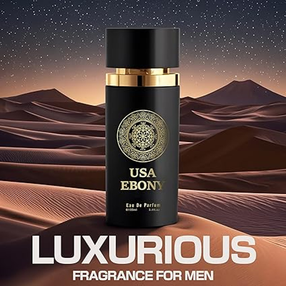 3Pack Men Colognes Choco Musk&Usa Ebony&Valencia Uomo Intense Eau De Parfume Spray With Woody Floral & Fruity Scent Perfume Gift Set Day To Night Luxury Fragrances