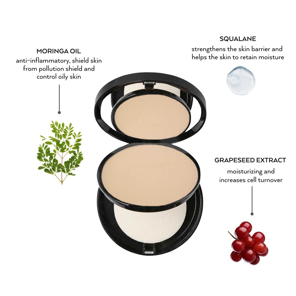 Emani Vegan Cosmetics Flawless Matte Foundation, 1001 Nude Beige, 0.42 Ounce1001 Nude Beige