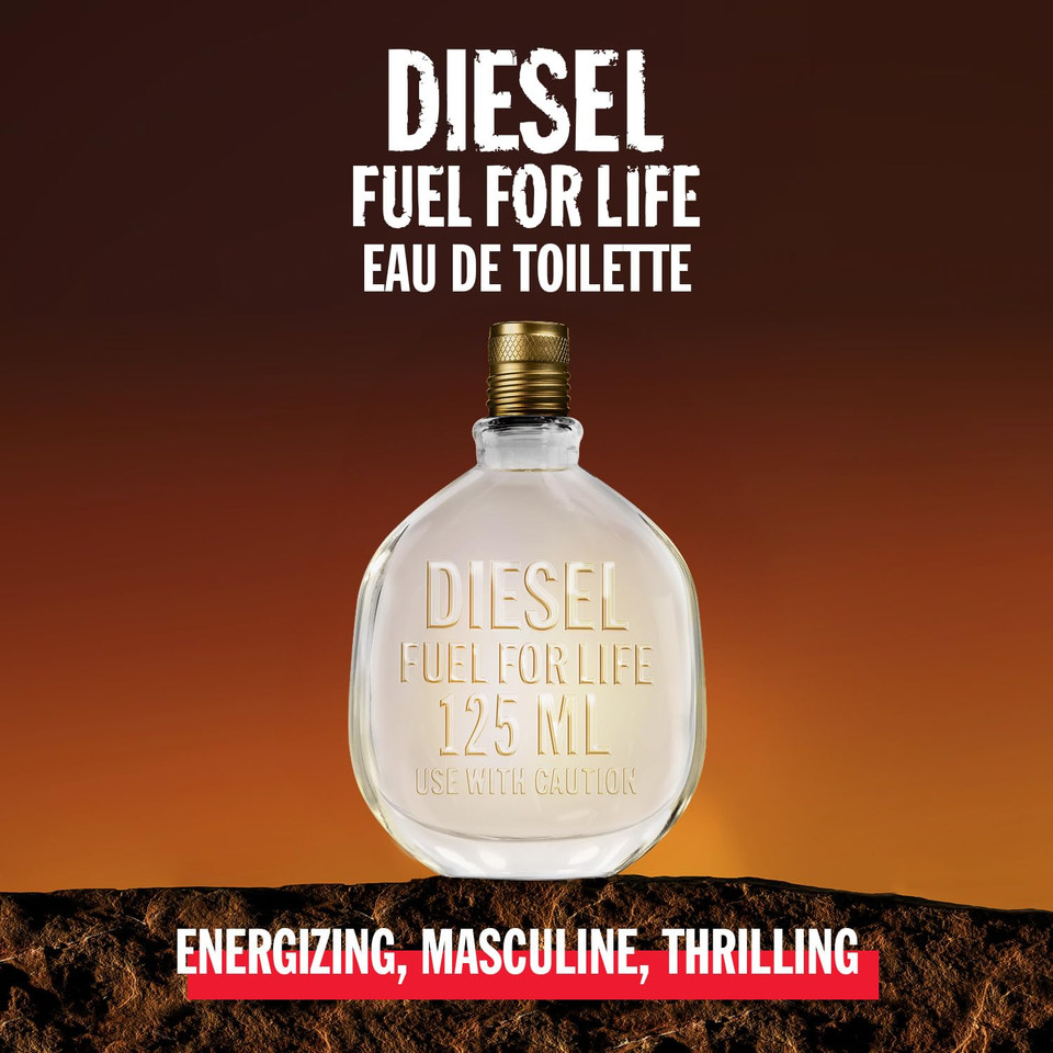 Diesel Fuel For Life, Eau De Toilette & Fragrance Gift Set For Men, Woody And Ambery Scent With Notes Of Anise & Lavender