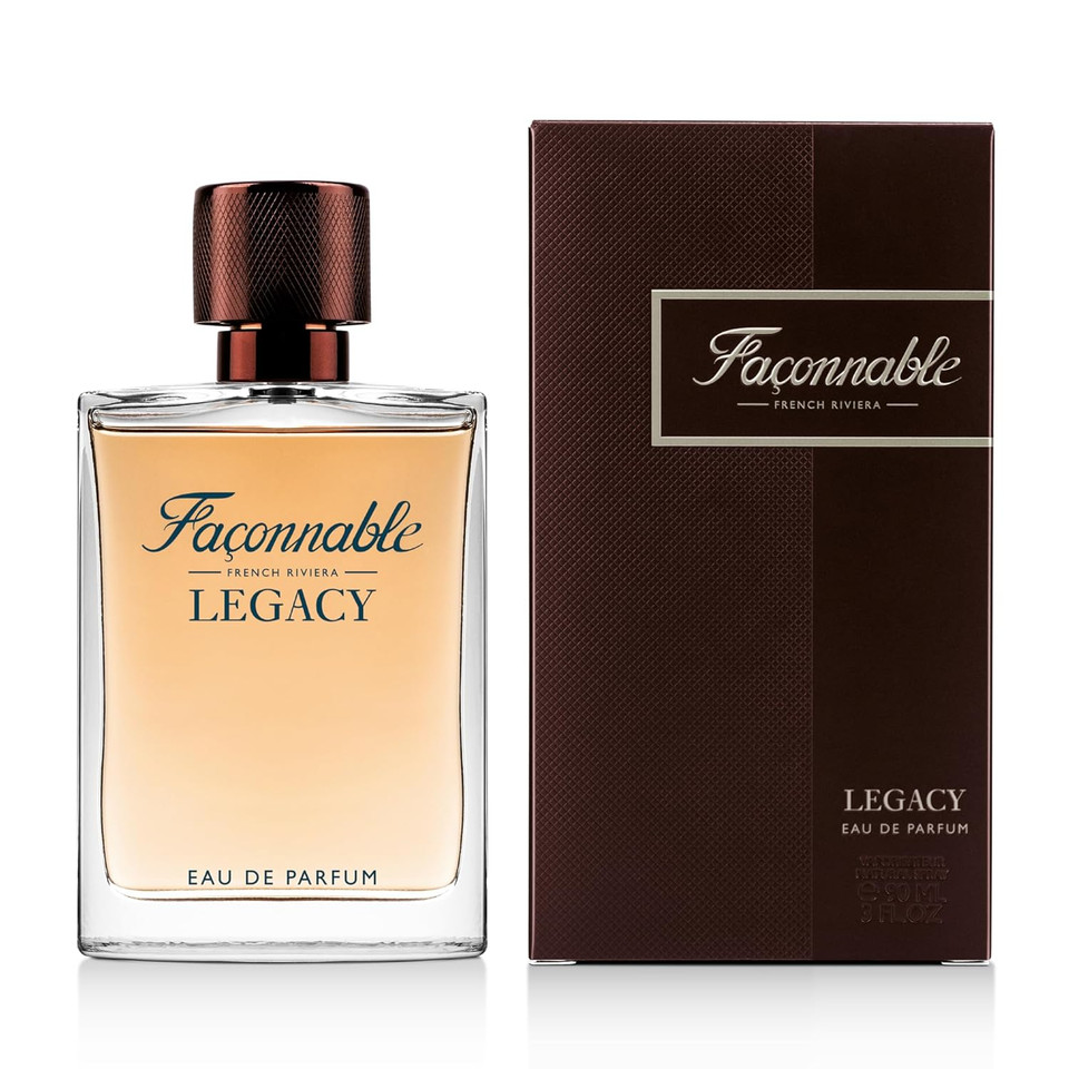 Façonnable - Legacy 90Ml (3 Fl Oz) - Eau De Parfum For Men - Woody, Oriental & Spicy Scents