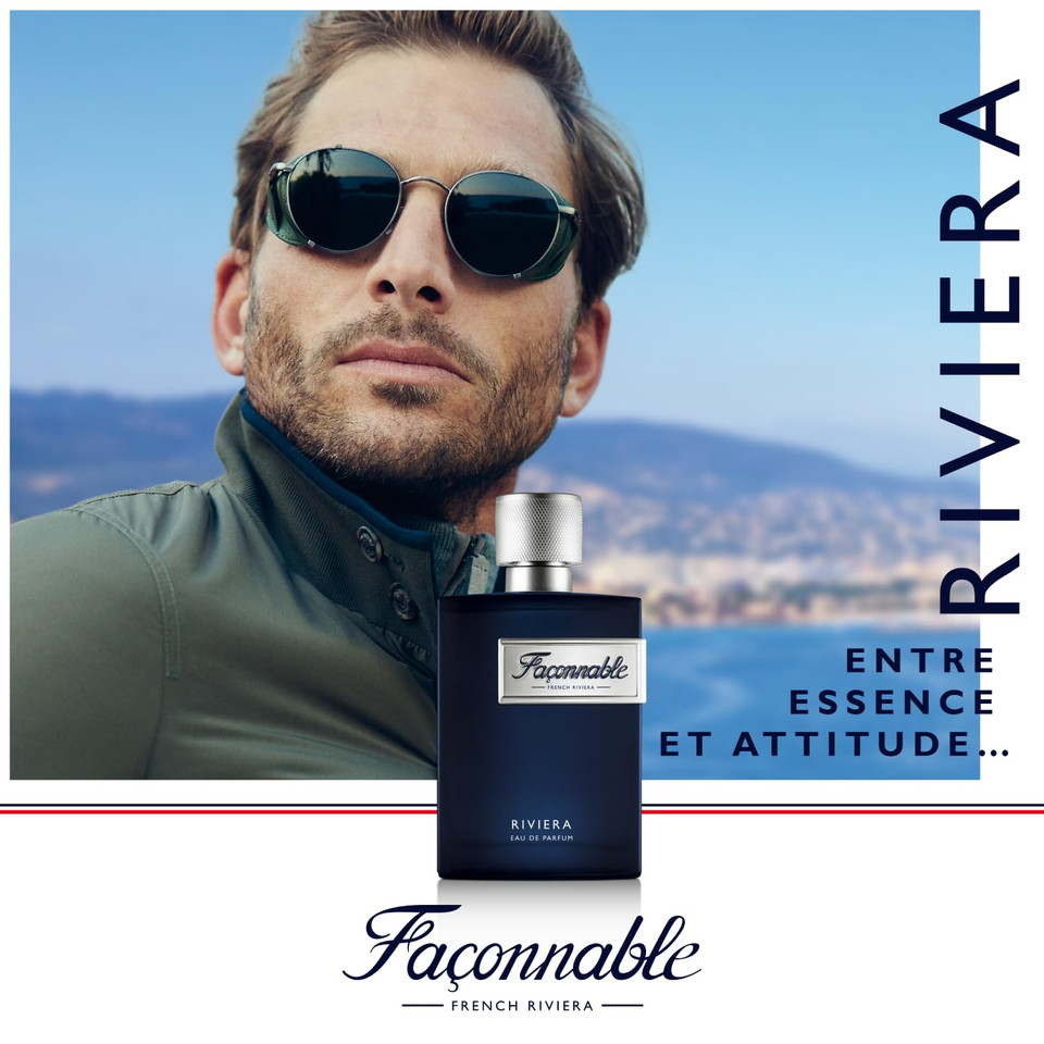 Façonnable - Riviera 90Ml (3 Fl Oz) - Eau De Parfum For Men - Woody & Aromatic Scents