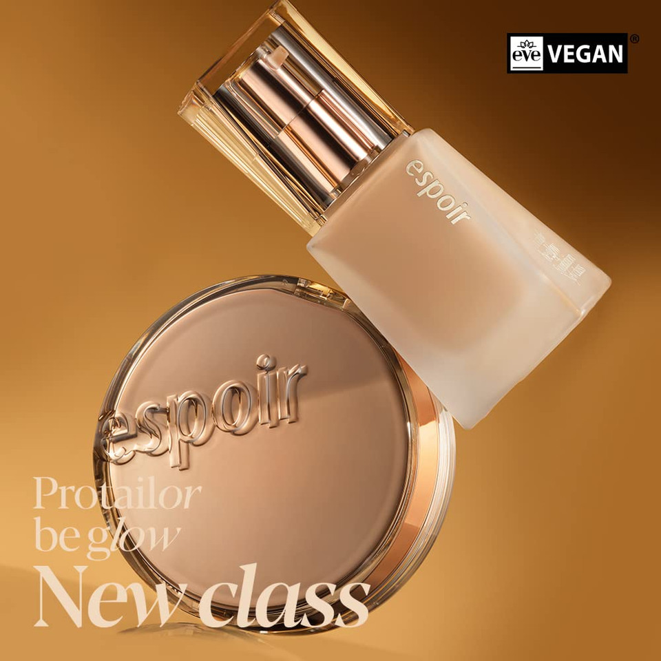 Espoir Pro Tailor Foundation Be Glow New Class #2 Ivory 1.06 Oz. 30G Spf27 Pa++| Long-Lasting Healthy Radiance Glow Liquid Foundation | Light-Weight Natural Dewy Full Coverage | Korean Base Makeupnew Class #2 Ivory