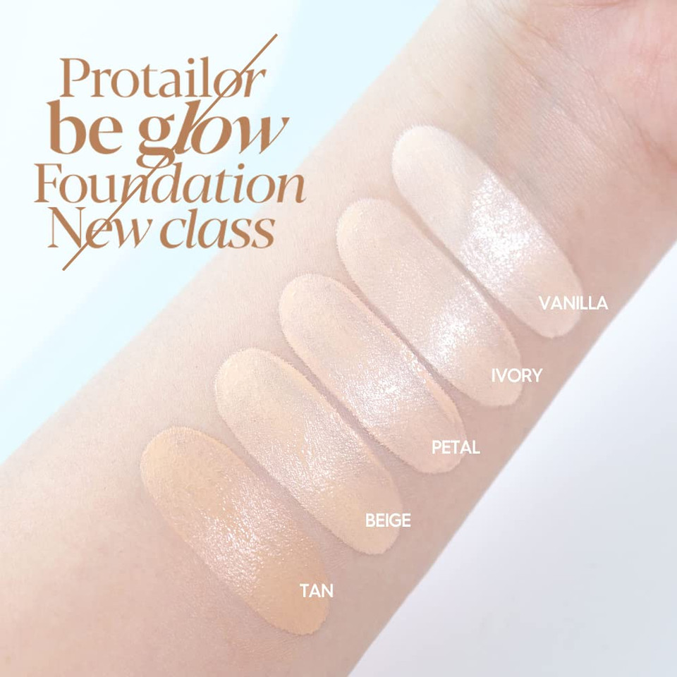 Espoir Pro Tailor Foundation Be Glow New Class #2 Ivory 1.06 Oz. 30G Spf27 Pa++| Long-Lasting Healthy Radiance Glow Liquid Foundation | Light-Weight Natural Dewy Full Coverage | Korean Base Makeupnew Class #2 Ivory