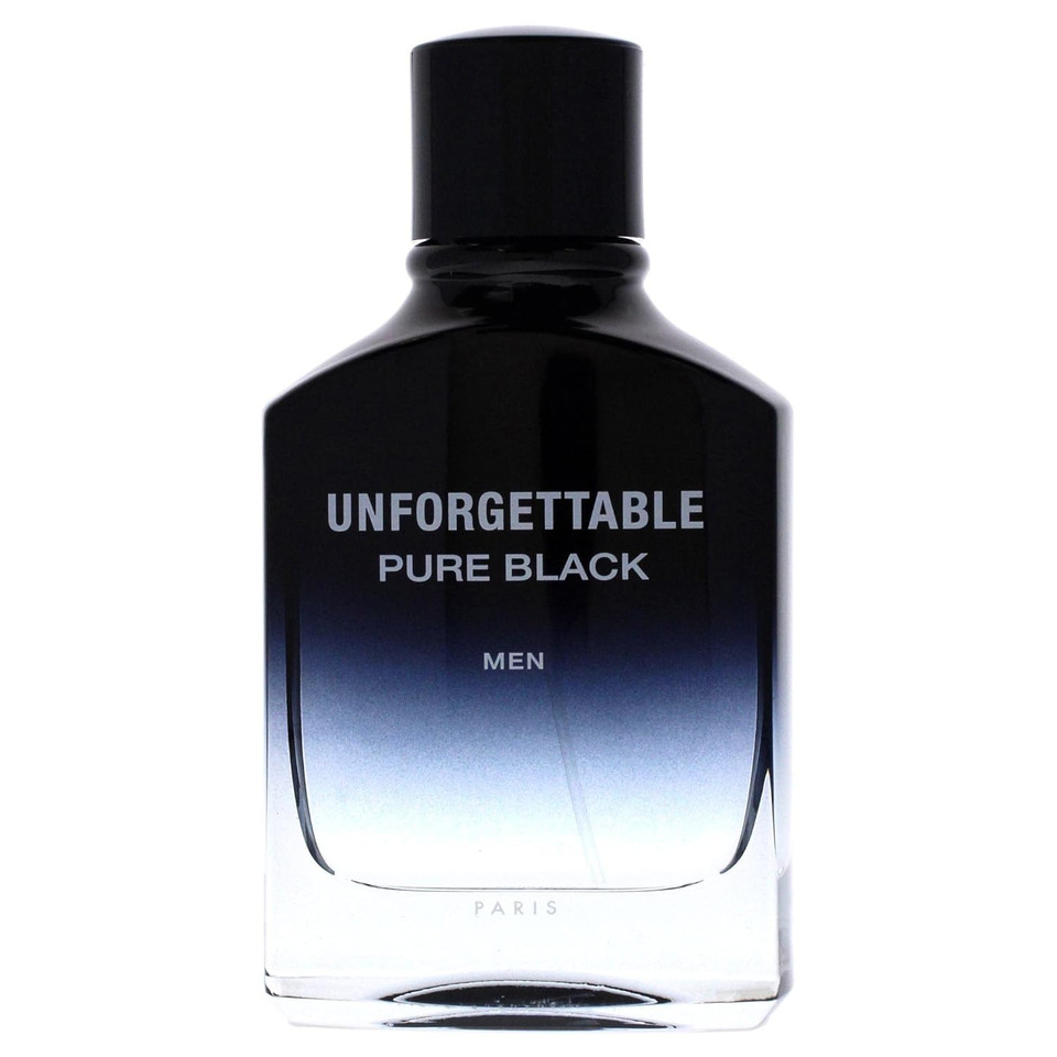 Glenn Perri Unforgettable Pure Black Men 3.4 Oz Edt Spray