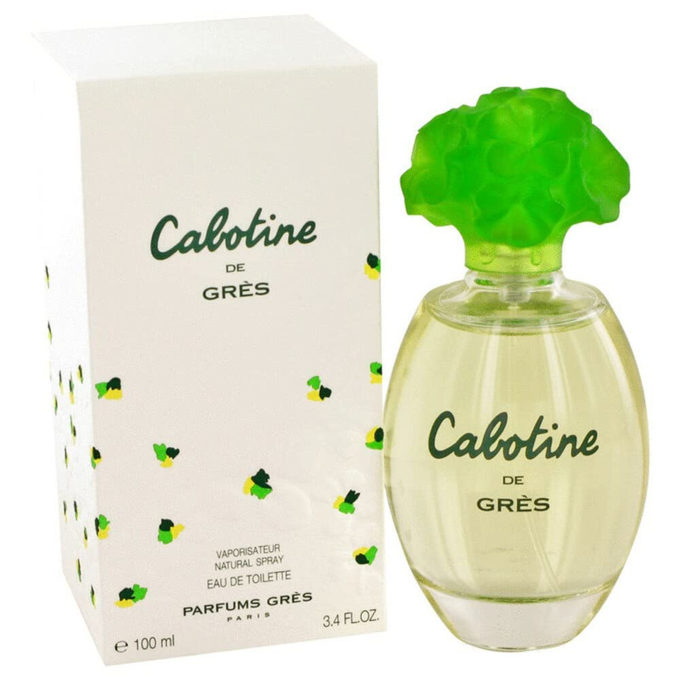 Gres Cabotine Women Eau De Toilette Spray, 3.4 Ounce, White