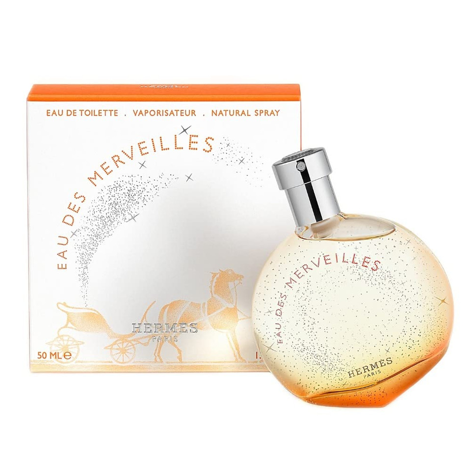 Hermes Eau De Merveilles Eau De Toilette For Women, 1.7 Ounce
