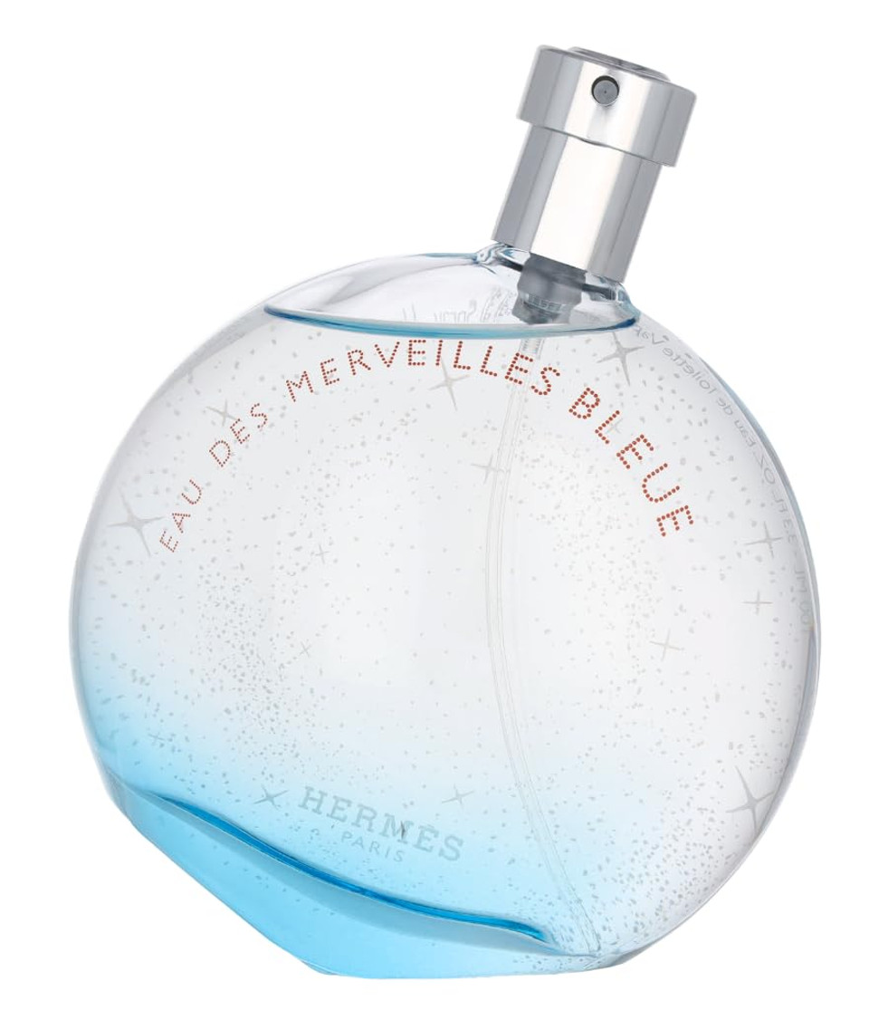 Hermes Eau Des Merveilles Bleue Eau De Toilette Spray 3.3 Fl Oz
