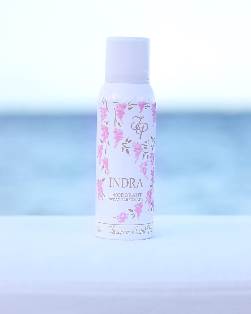 Indra For Women Eau De Parfum Spray 3.4-Ounces Plus Indra Deodorant Spray 4 Oz