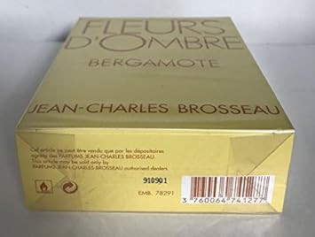 Jean Charles Brosseau Fleurs D'Ombre Bergamote 100 Ml Eau De Toilette Spray, 3.4 Ounce