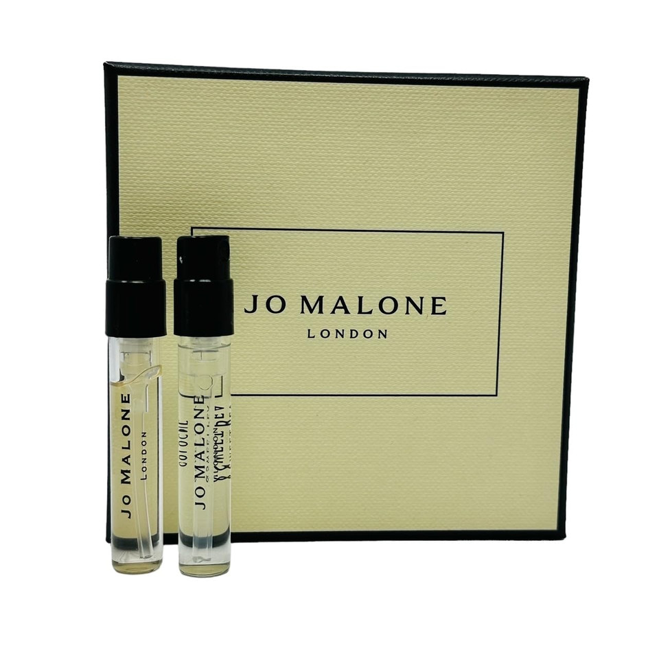 Jo Malone Cologne Intense Scent Pairing Duo Cypress & Grapevine + Oud & Bergamot Sample Vial 0.05Oz/ 1.5Ml Ea