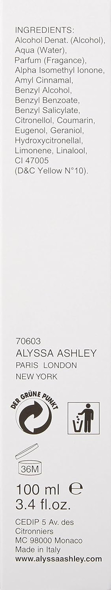 Alyssa Ashley Musk - Perfume For Men And Women With Citrus And Sicilian Bergamot - Long Lasting - Womens Fragrances - 1.7 Oz Edt Spray