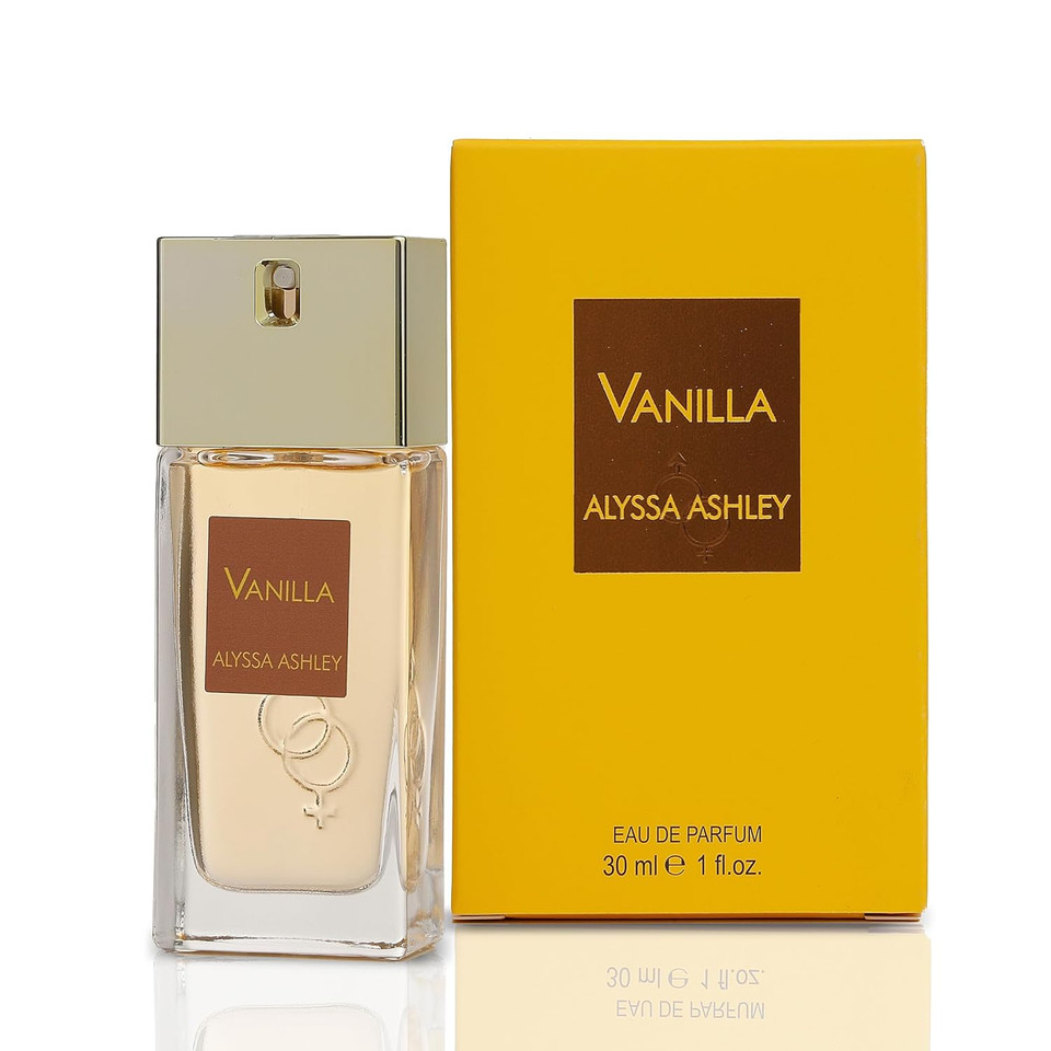 Alyssa Ashley Vanilla - Women Perfume With Caramel And Musk - Vanilla Perfume For Romantic Moments - Elegant Perfumes For Women - 1.7 Oz Edt Spray