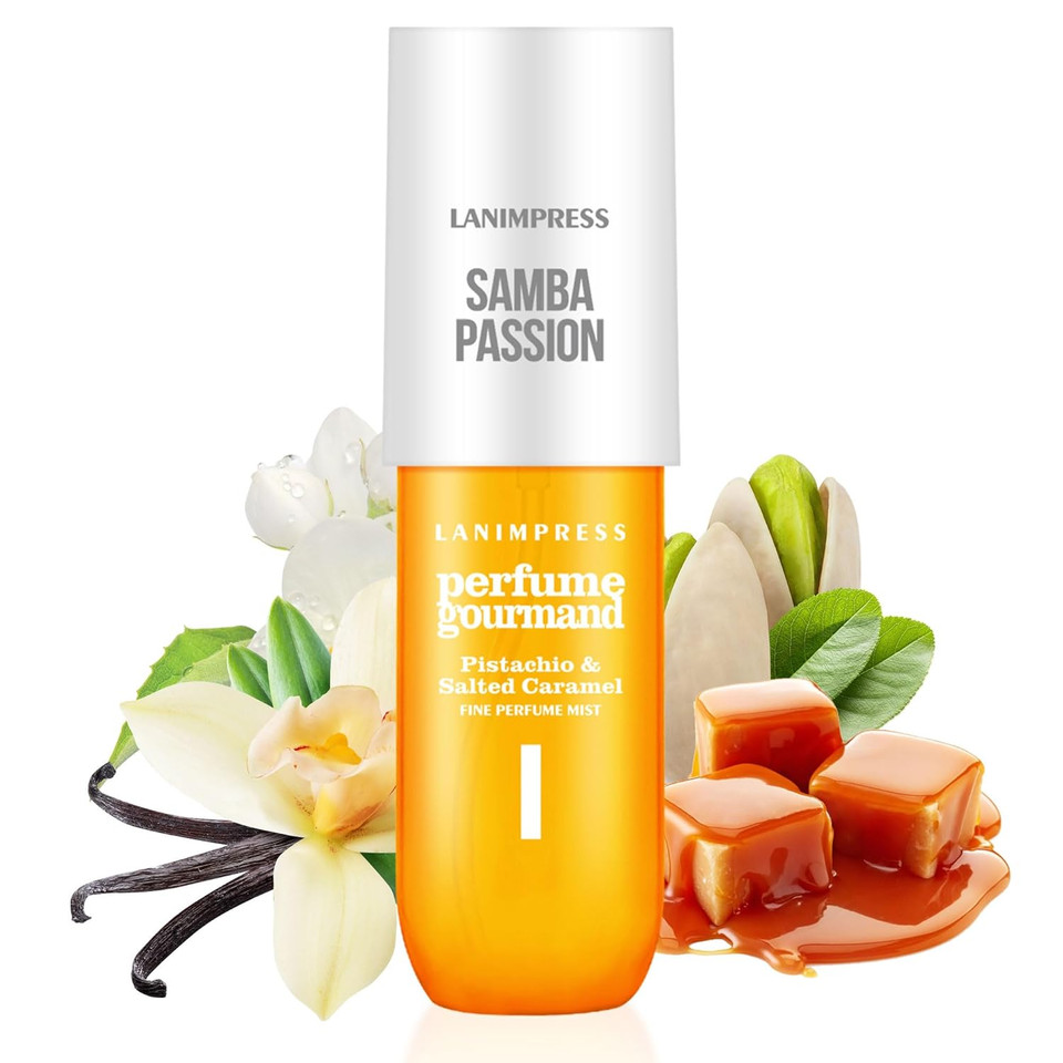 Perfume - No.1,Body Spray For Women(Eau De Perfum) Hair & Body Fragrance Mist(Irresistible Sunshine) Vanilla Gourmet Tune (Pistachio & Caramel Vanilla Flavor) Perfumes For Women(3 Fl Oz)