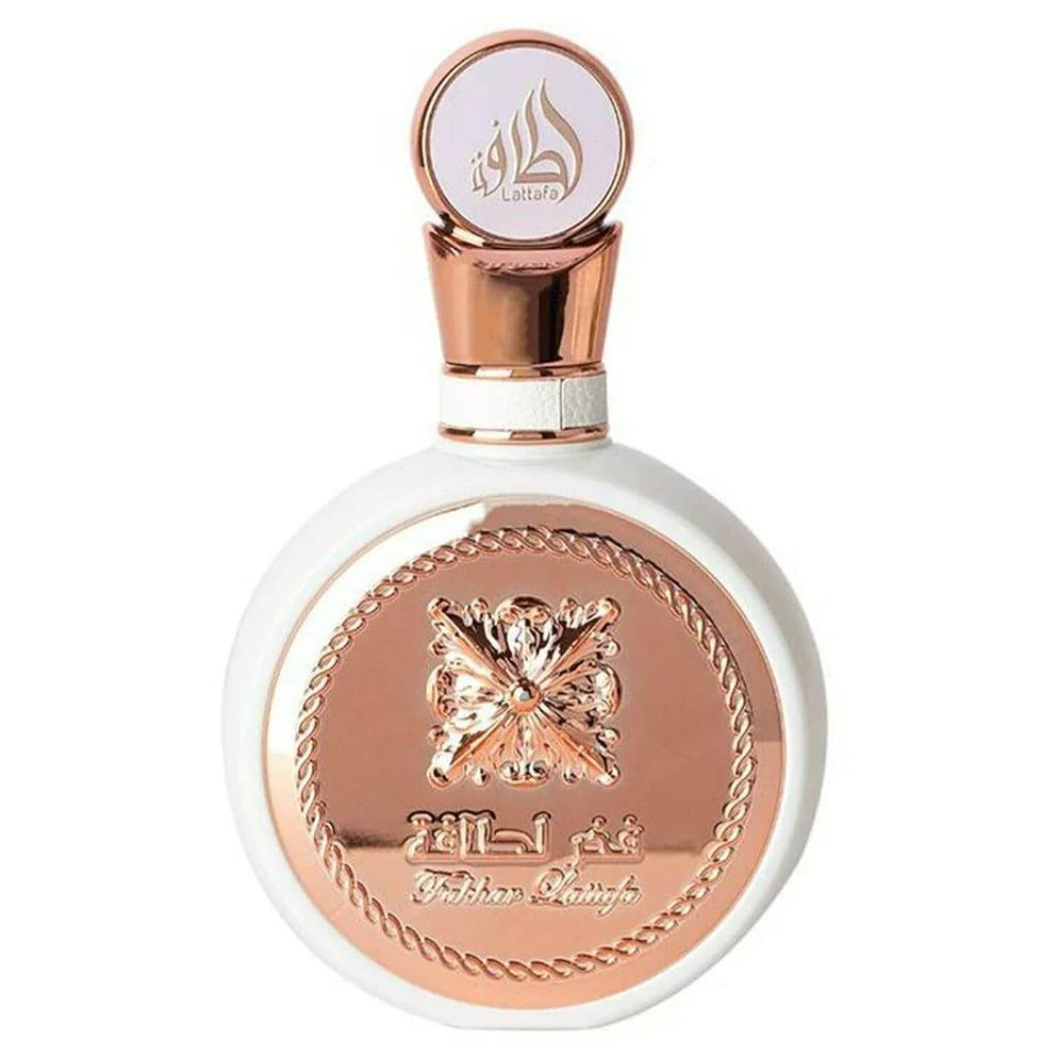 Lattafa Fakhar For Women 3 Piece Set (3.4 Oz Eau De Parfum Spray + 1.7 Oz Hair Mist + 6.7 Oz Deodorant Spray)