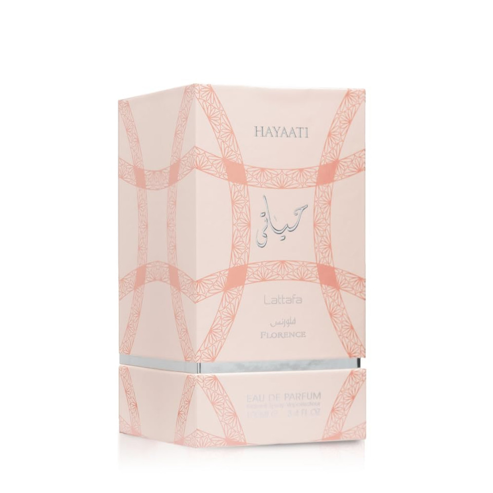 Lattafa Hayaati Florence For Women Eau De Parfum Spray, 3.4 Ounce