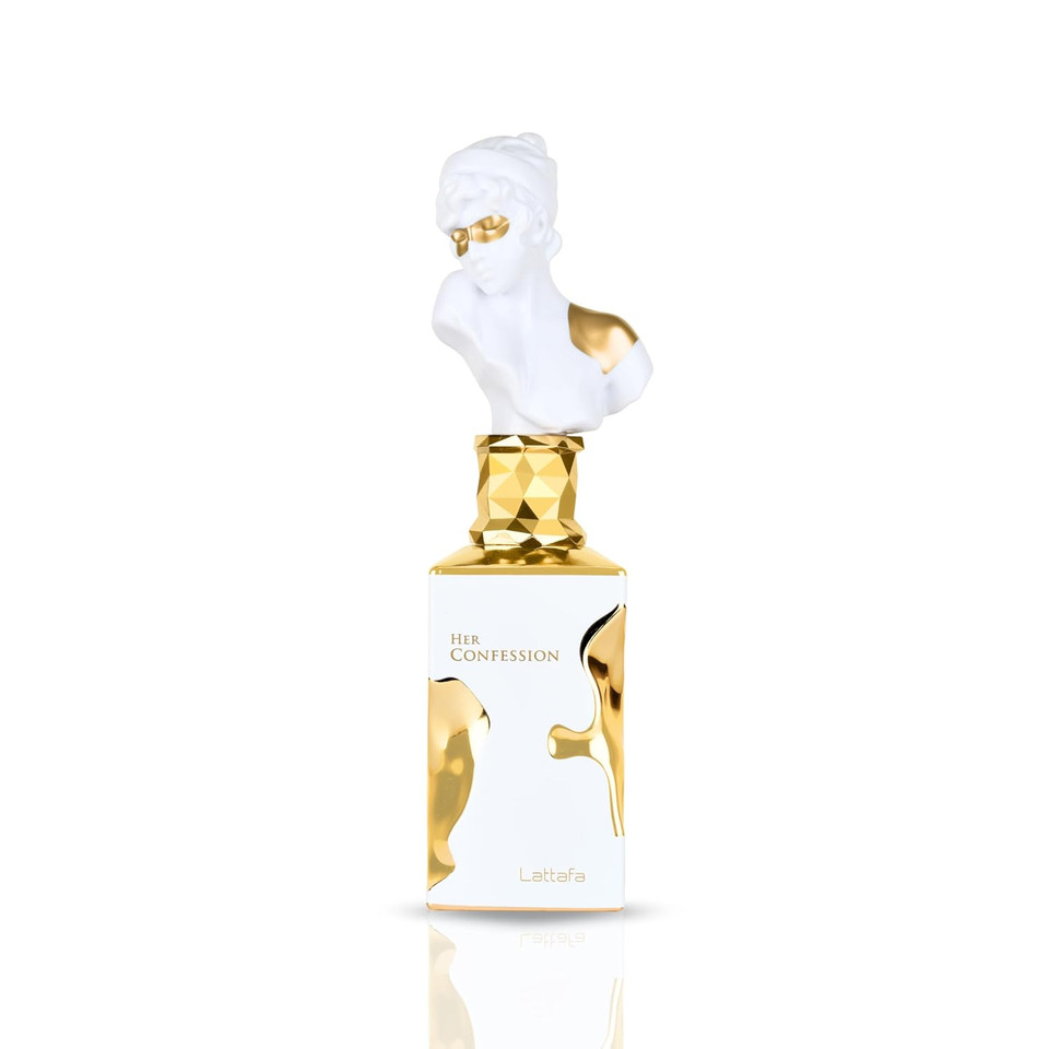 Lattafa Her Confession - Vanilla, Floral, Amber, Musk - Eau De Parfum Long-Lasting Fragrance For Women, 3.40 Ounce / 100 Ml