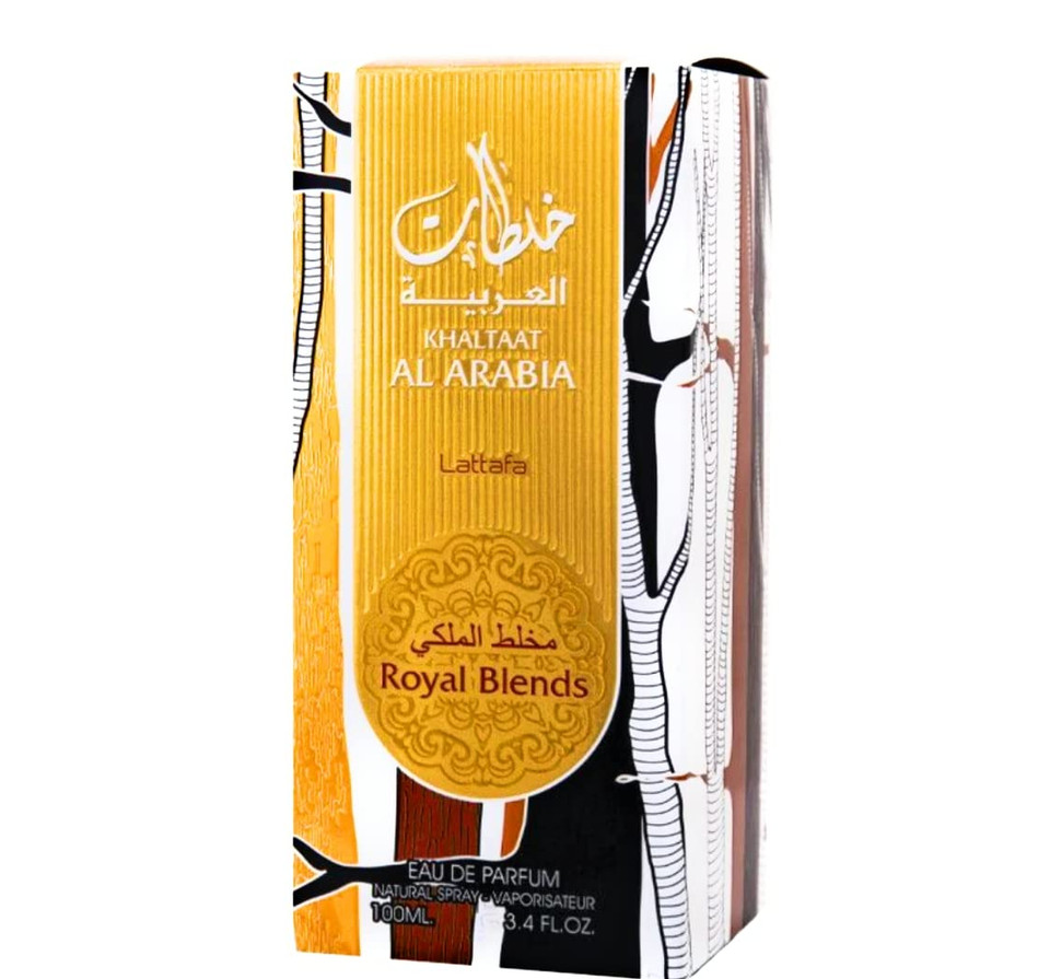 Lattafa Prestige Khaltat Al Arabia For Unisex Eau De Parfum Spray, 3.4 Ounce