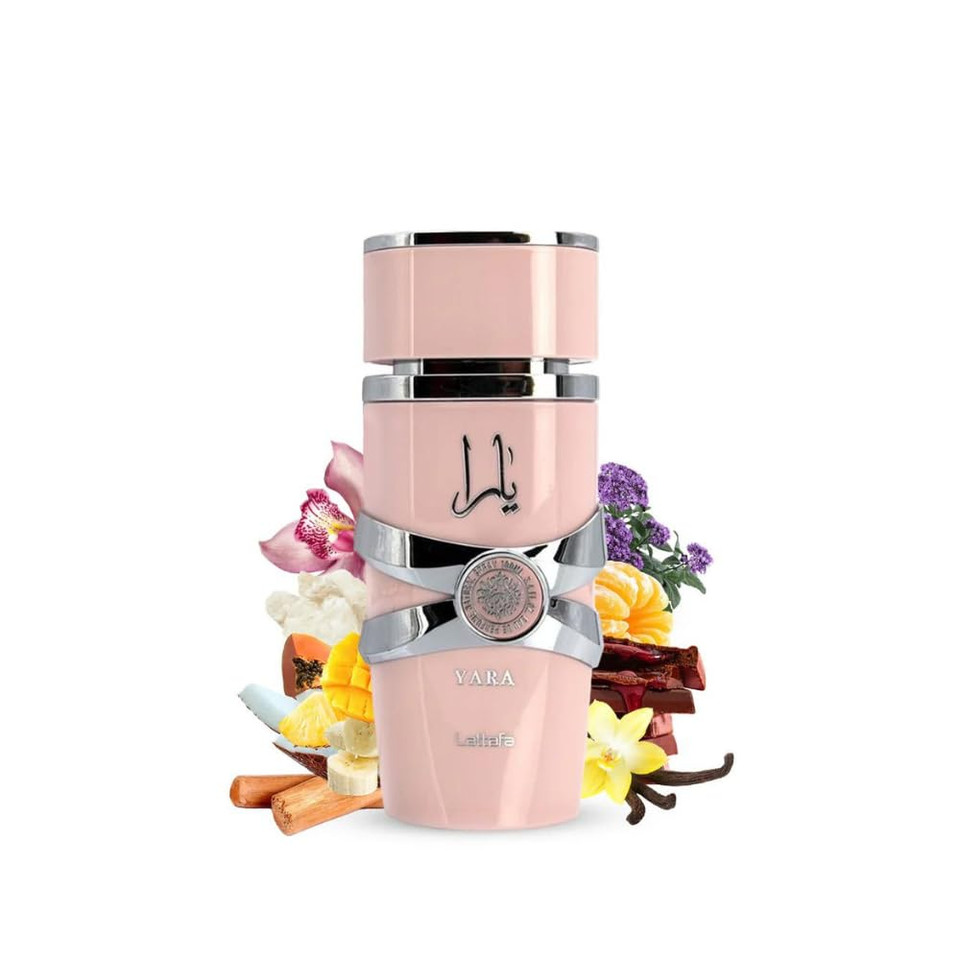 Lattafa Yara 5Th Anniversary Edition  Floral, Fruity, Gourmand, Vanilla  2-Piece Eau De Parfum Gift Set For Women (Yara & Yara Candy, 2 X 3.4 Ounce Sprays)