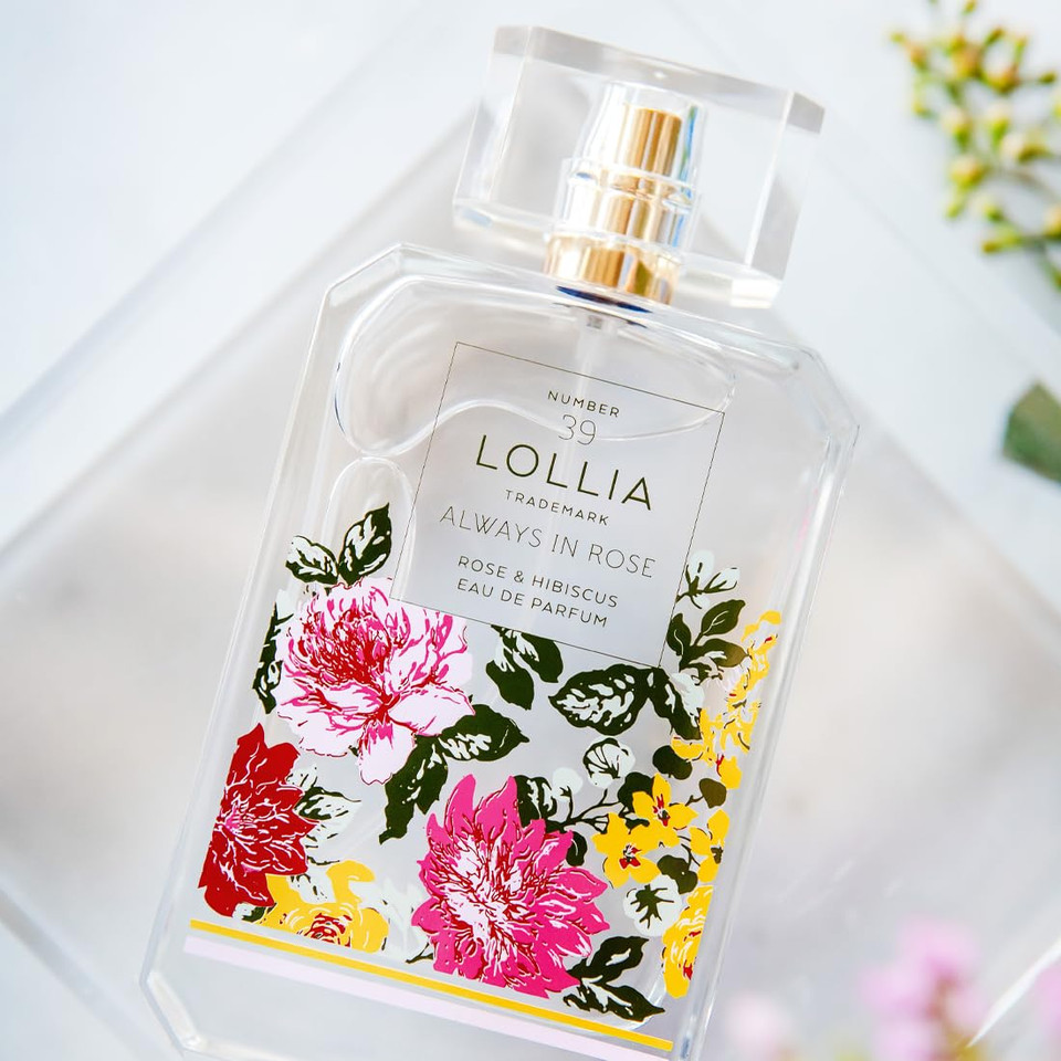 Lollia Elegance Eau De Parfum, 3.4 Fl. Oz.  White Amber & Mirabelle  Beautifully Captivating Perfume, WomenS Perfume, Eau De Parfum Spray For Women, WomenS Fragrance