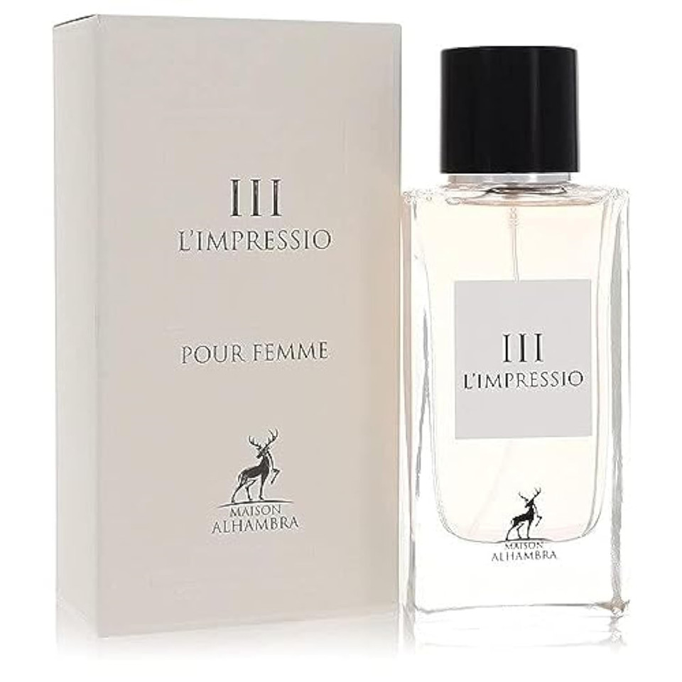 Maison Alhambra L'Impressio Iii Pour Femme Eau De Parfum, 3.4 Ounce