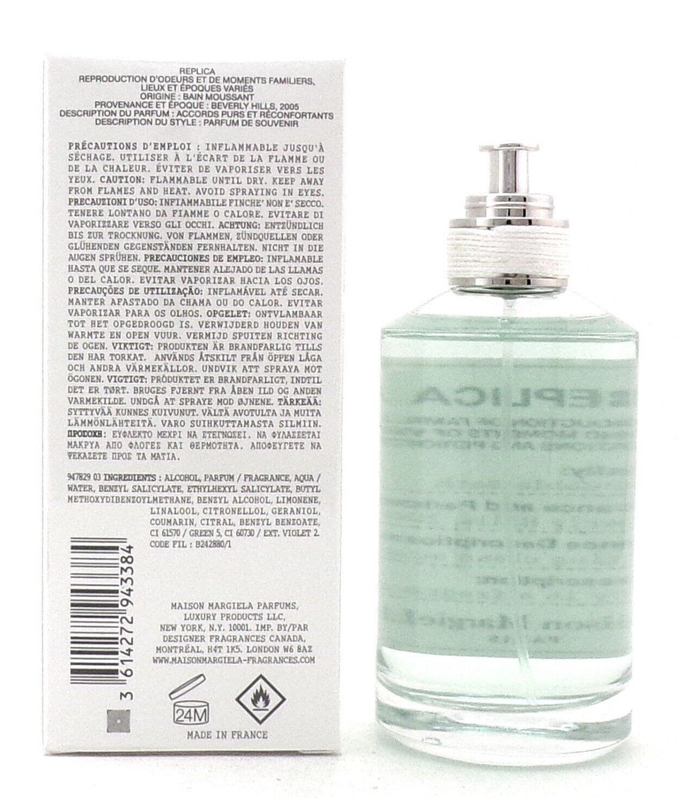 Replica Bubble Bath Edt, 3.4 Fl Oz