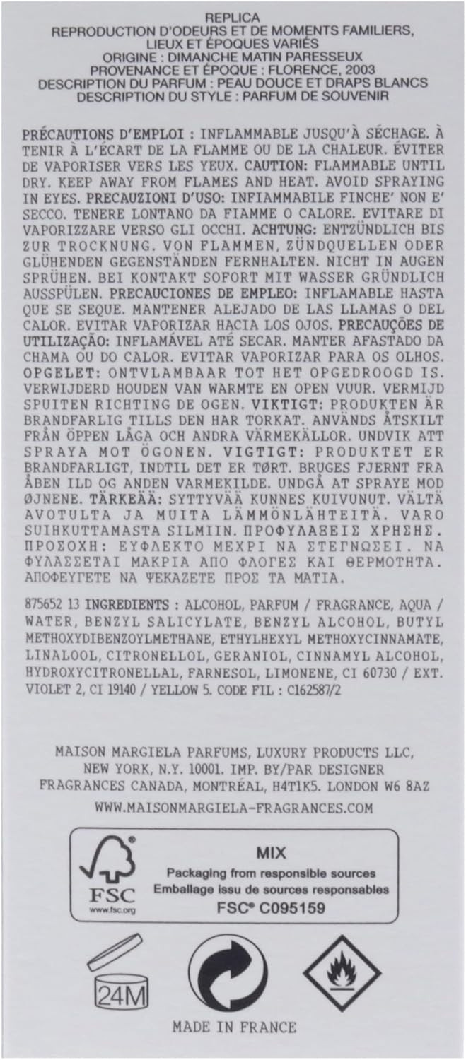 Replica Lazy Sunday Morning For Women - 3.4 Oz Edt Spray