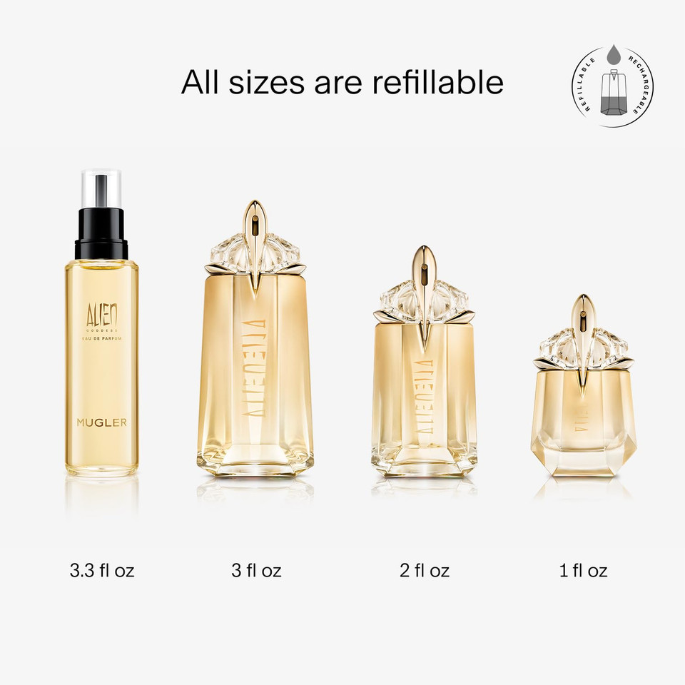 Mugler Alien Goddess - Eau De Parfum - Women'S Perfume - Floral & Woody - With Bergamot, Jasmine, And Vanilla - Long Lasting Fragrance