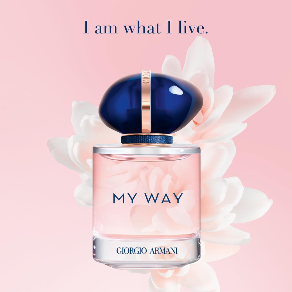 Armani Beauty - My Way - Eau De Parfum - Women'S Perfume - Floral Woody Fragrance - Bergamot, Orange Blossom, Tuberose, Jasmine, Cedarwood, Vanilla And White Musk Notes