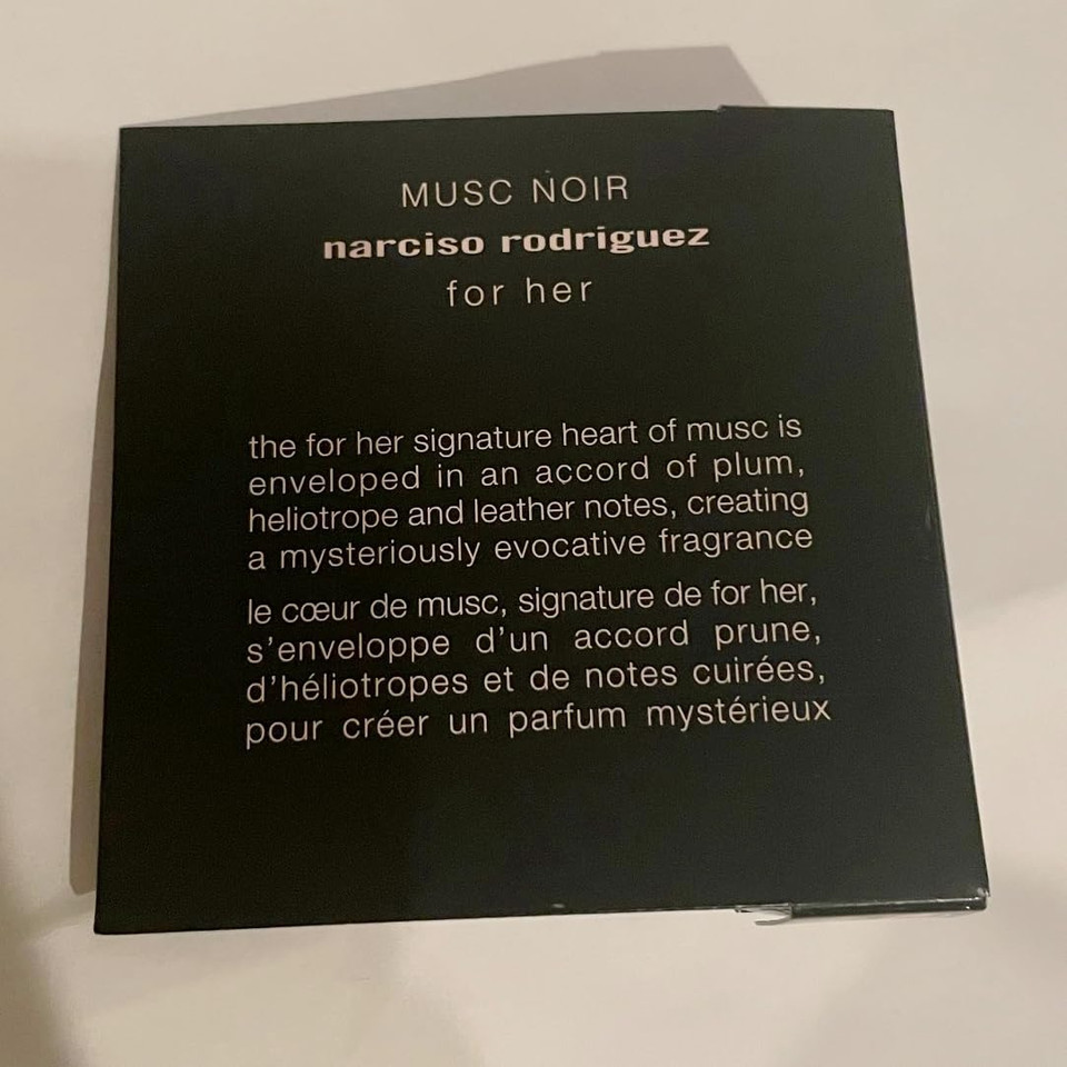 Narciso Rodriguez Musc Noir For Her Eau De Parfum Sample Vial 0.02 Oz / 0.8Ml