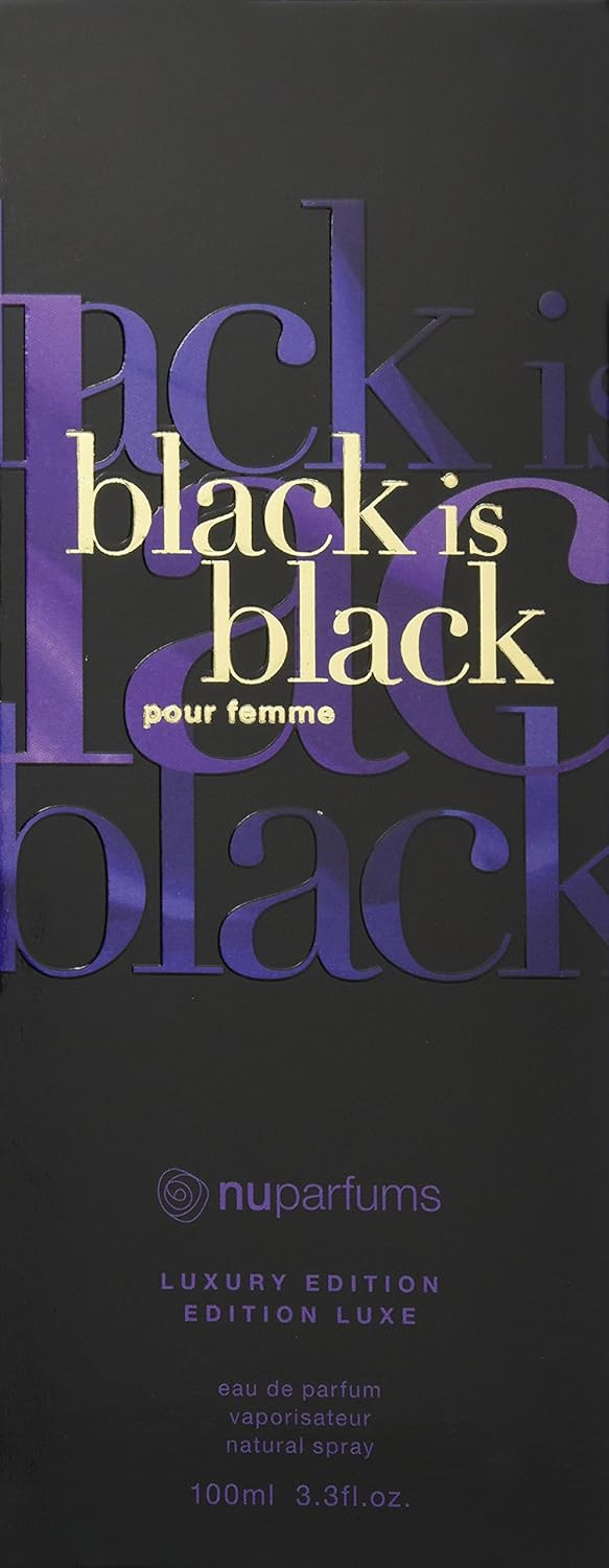 Group Black Is Black Pour Femme Perfume, 3.4 Ounce