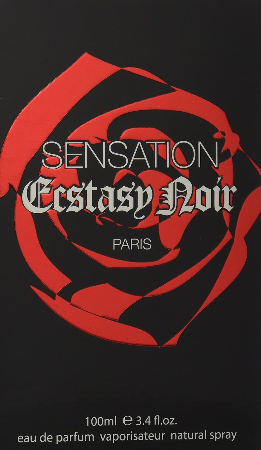 Group Sensation Ecstasy Noir Eau De Toilette Spray, 3.4 Ounce