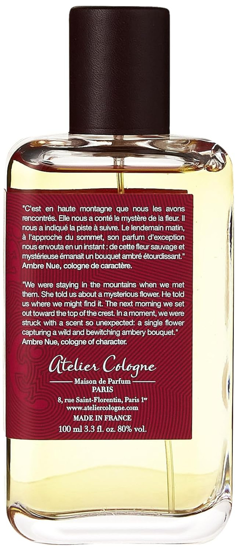 Atelier Cologne Absolue Spray, Ambre Nue, 3.3 Ounce