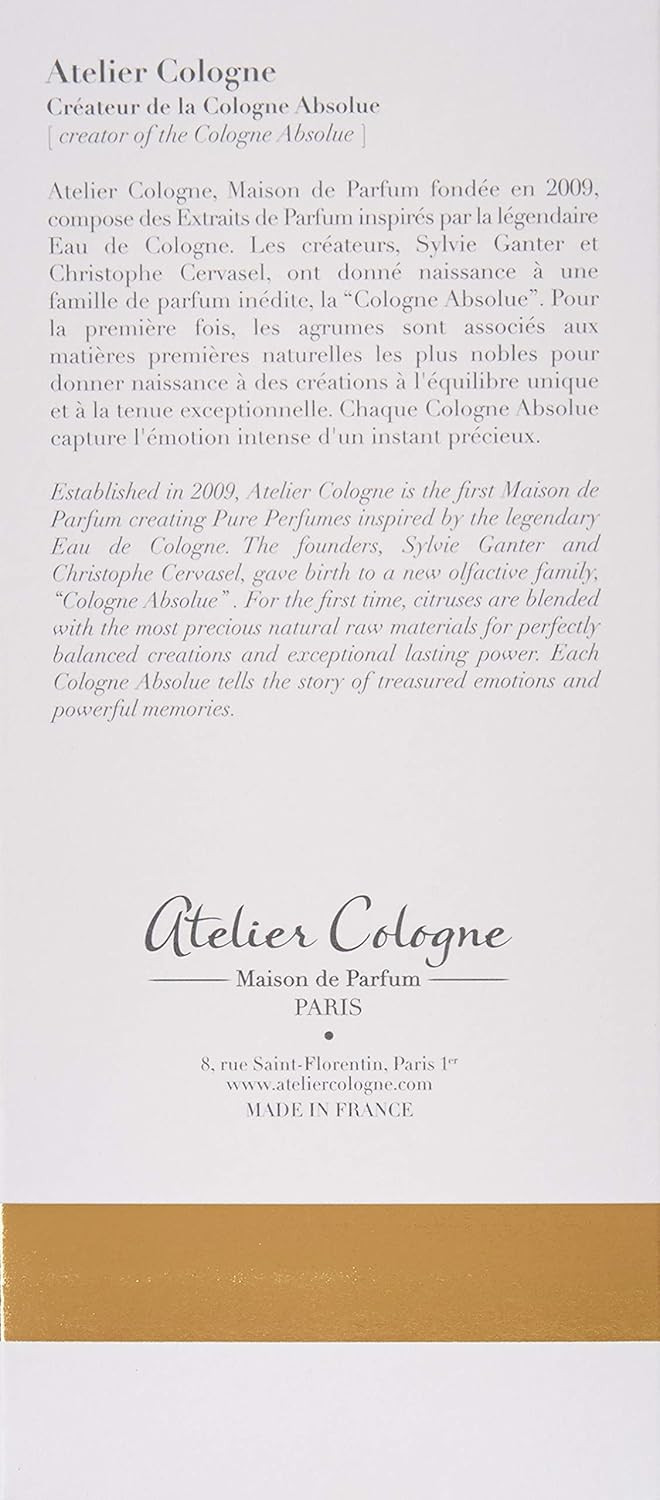 Atelier Cologne Mimosa Indigo Absolute Spray For Unisex, 3.3 Ounce