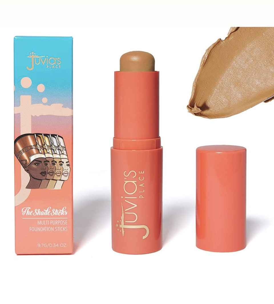 Juvia'S Place Shade Stick Foundation, Concealer, Contour, Dominica, Tan W/Golden Undertone, 34 Ozdominica