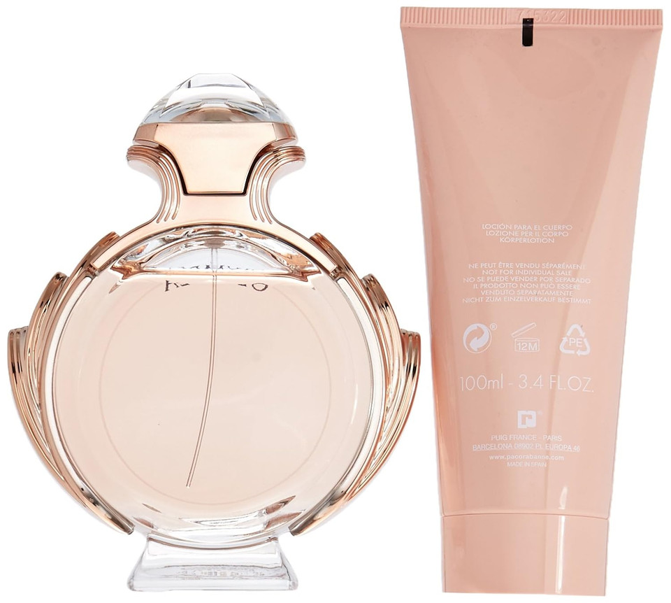 Paco Rabanne Paco Rabanne Olympea 2.7Oz Edp Spray,3.4Oz Sensual Body Lotion 2Pc Set Women, 2 Count