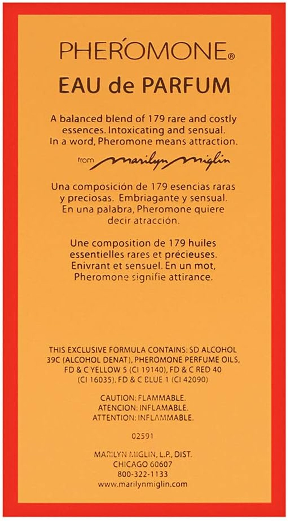 Pheromone By Marilyn Miglin For Women 1.0 Oz Eau De Parfum Spray