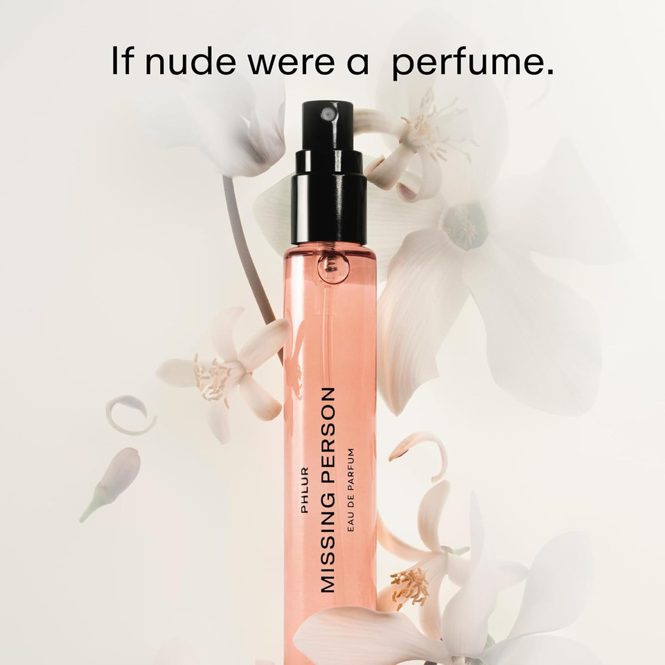Phlur Missing Person Eau De Parfum - Travel Size Perfume For Women & Men Fragrance - Floral Skin Musk Perfume With Bergamot, Musk, Orange & Sandalwood (9.5Ml)