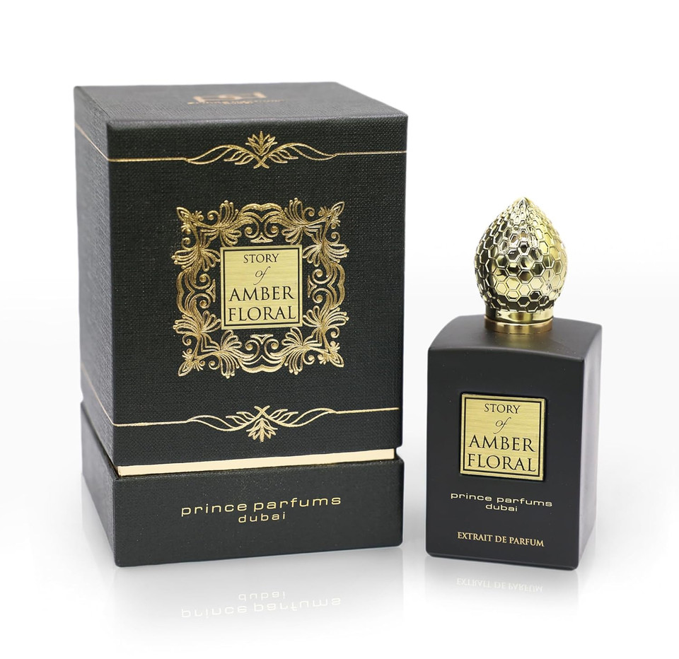 Prince Parfums Dubai - Story Of Vanille Patchouli For Women - 3.4 Ounces - Extrait De Parfum - Alluring Floral Fusion Of Vanilla, Patchouli & Tonka Bean - Scent Of Seductive Allure & Timeless Elegance
